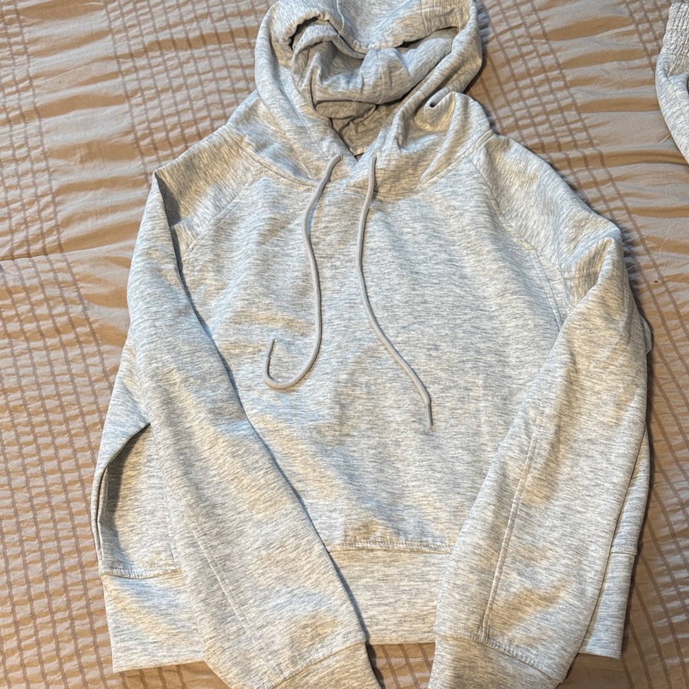 Zenana scuba material hoodie
